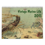 2011 Vintage Marine Life Calendar