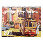 2011 Vintage Travel Posters Calendars