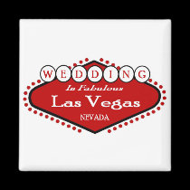 2011 Wedding in Las Vegas Magnet magnets
