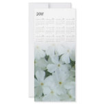 2011 White floral bookmark Full Color Rack Card