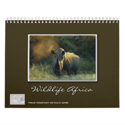 2011 Wildlife Africa - customizable Calendars by Rowood