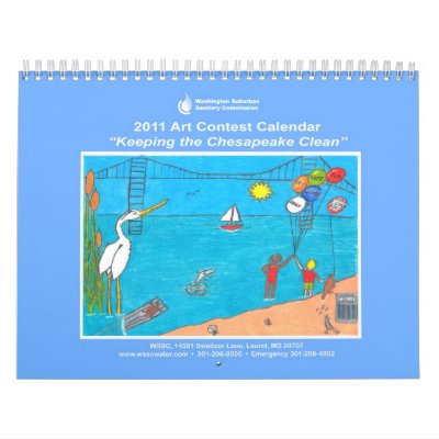 2011 WSSC Art Contest Calendar by WSSCACCOUNT