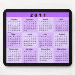 2011 Year at a Glance Calendar Mousepad