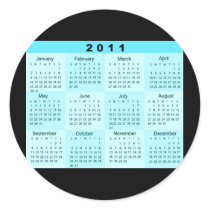2011 Year at a Glance Calendar Stickers