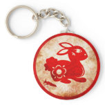 2011 Year of the Rabbit Chinese Astrology Design Key Chains