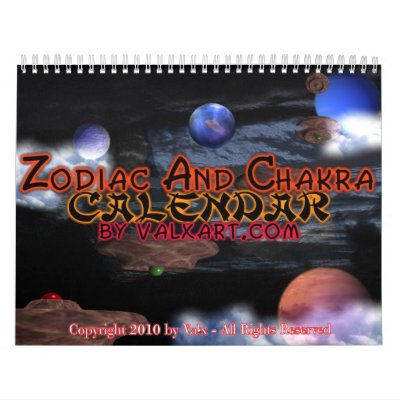 2011 Zodiac & Chakra Calendar by ValxArt