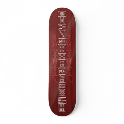 2011SBD domino red Skate Decks by wanganfc