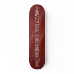 2011SBD domino red Skate Decks