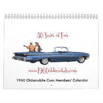 2012 1960oldsmobile.com Members' Calendar