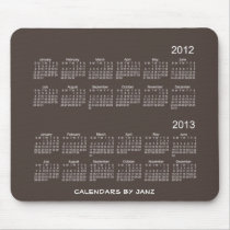 2012-2013 2 Year Calendar Mousepad