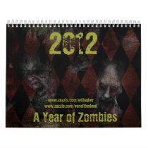 2012 a year of zombies calendar