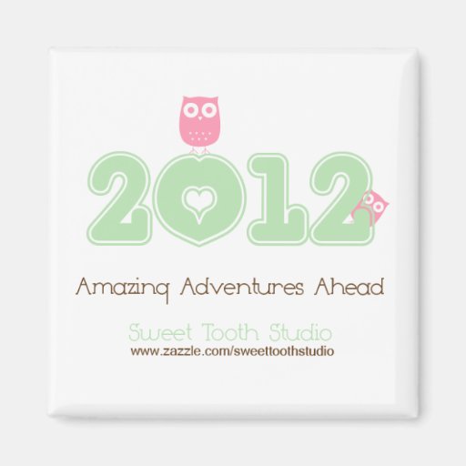 2012 Amazing Adventures Ahead Fridge Magnets