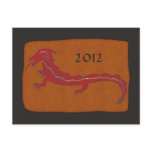 2012 Ancient Dragon Chinese New Year Postcard