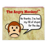 2012 Angry Monkey Customizable "Make Your Own" Calendar