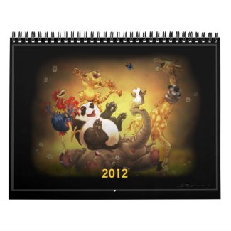 2012 Animal Calendar calendar