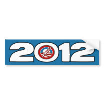 2012 - ANTI BARACK OBAMA BUMPER STICKER