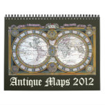 2012 Antique Maps Wall Calendar