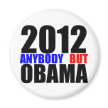 2012: Anybody But Obama Fridge Magnets