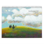 2012 art calendar whimsical landscape paintings