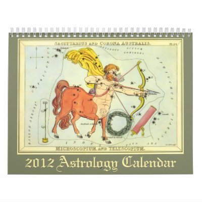 2012 Astrology Calendar by YesterdayCafe