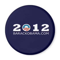2012 Barack Obama Re-election Design Magnets