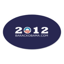 2012 Barack Obama Re-election Design Sticker