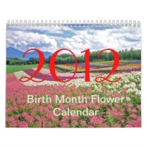 2012 BIRTH MONTH CALENDAR