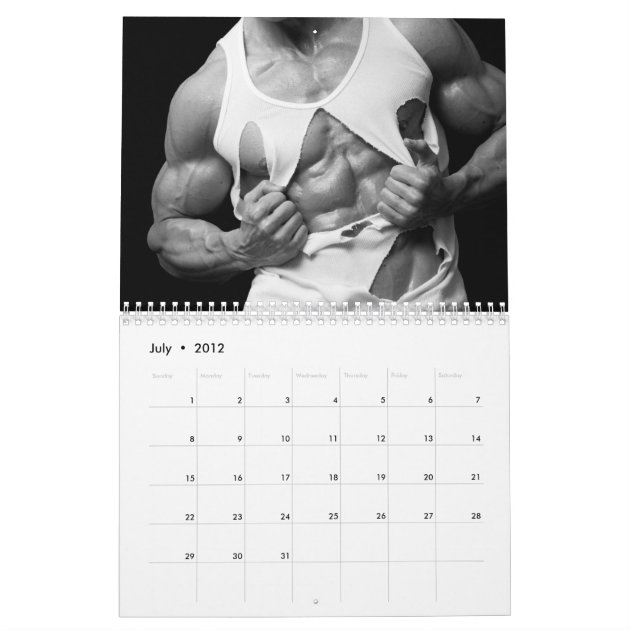 2012 Bodybuilding & Muscle Calendar  Zazzle