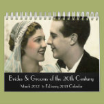 2012 Brides and Grooms of the 20th Century Wall Calendars