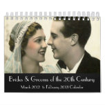 2012 Brides and Grooms of the 20th Century Wall Calendars