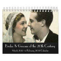 2012 Brides and Grooms of the 20th Century Wall Calendars