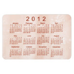 2012 Calendar Magnet