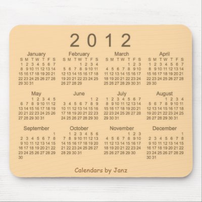 2012 Calendar Customize on 2012 Calendar Template Is Part Of The 2012 Calendar Mouse Pad Series