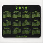 2012 Calendar mousepad