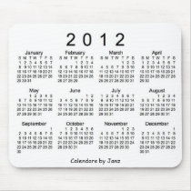 2012 Calendar Mousepads