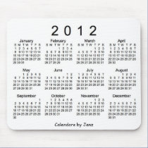 2012 Calendar Mousepads