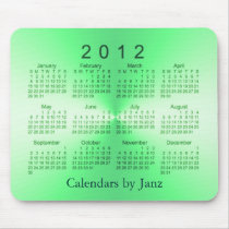 2012 Calendar Mouse Pads