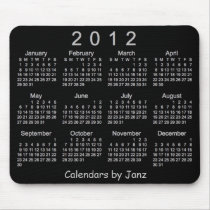 2012 Calendar Mouse Pad
