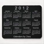 2012 Calendar Mouse Pad