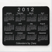 2012 Calendar Mouse Pad