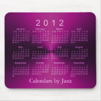 2012 Calendar Mousepad