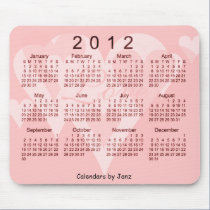 2012 Calendar Mousepads