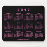 2012 Calendar Mouse Pad