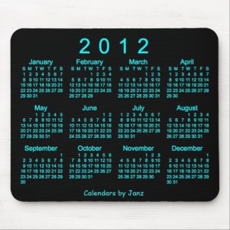 2012 Calendar mousepad