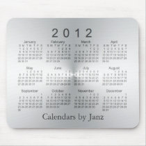 2012 Calendar Mouse Pad