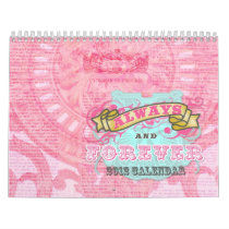 2012 Calendar of beautiful collages: laurendesigns