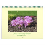 2012 Calendar of Flowers