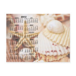 2012 Calendar - Seashell Postcard