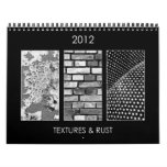 2012 Calendar: Textures&Rust