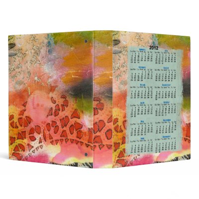 2012 calender binder by 39designs